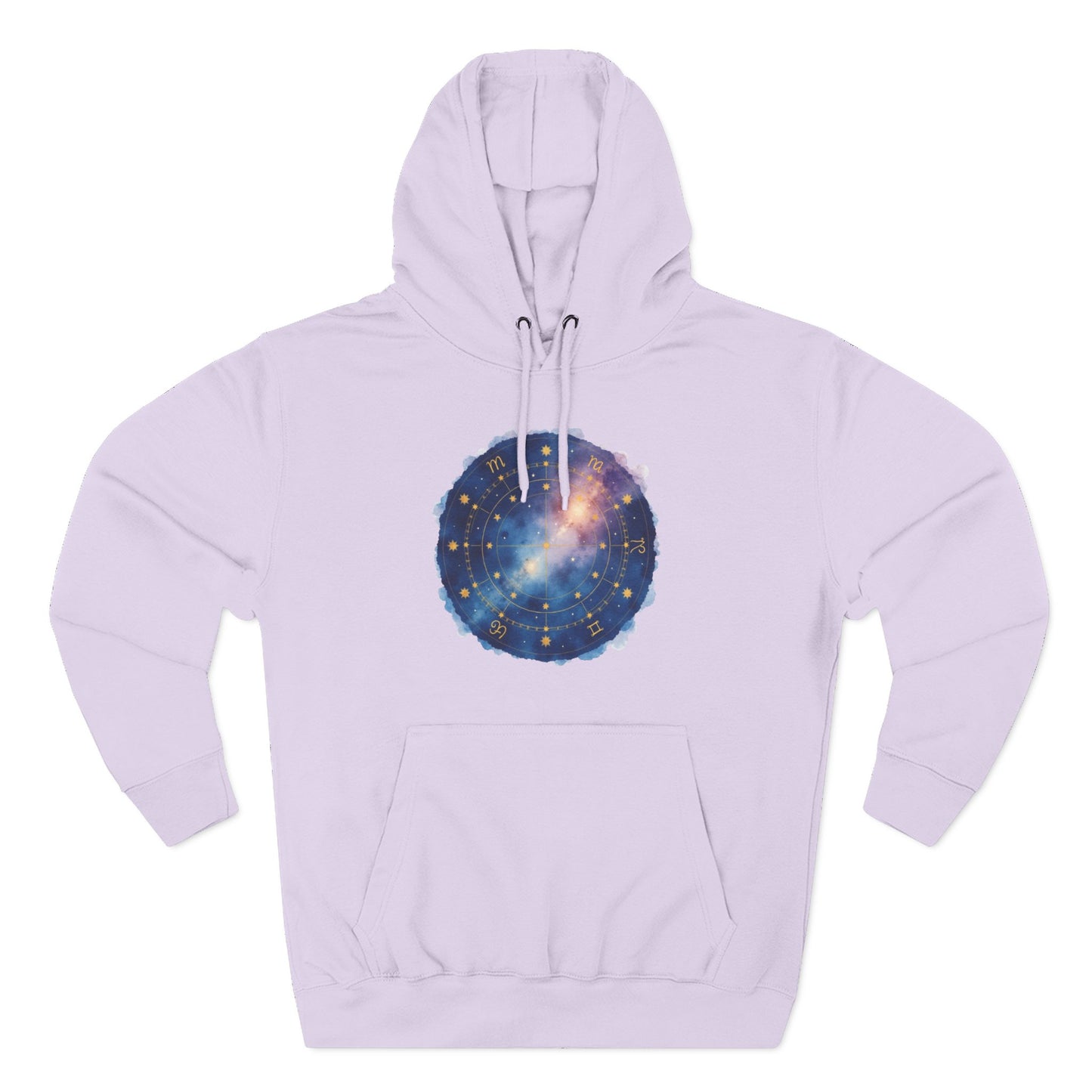 Galaxy Constellation Hoodie — Cosmic Star Map Fleece Pullover