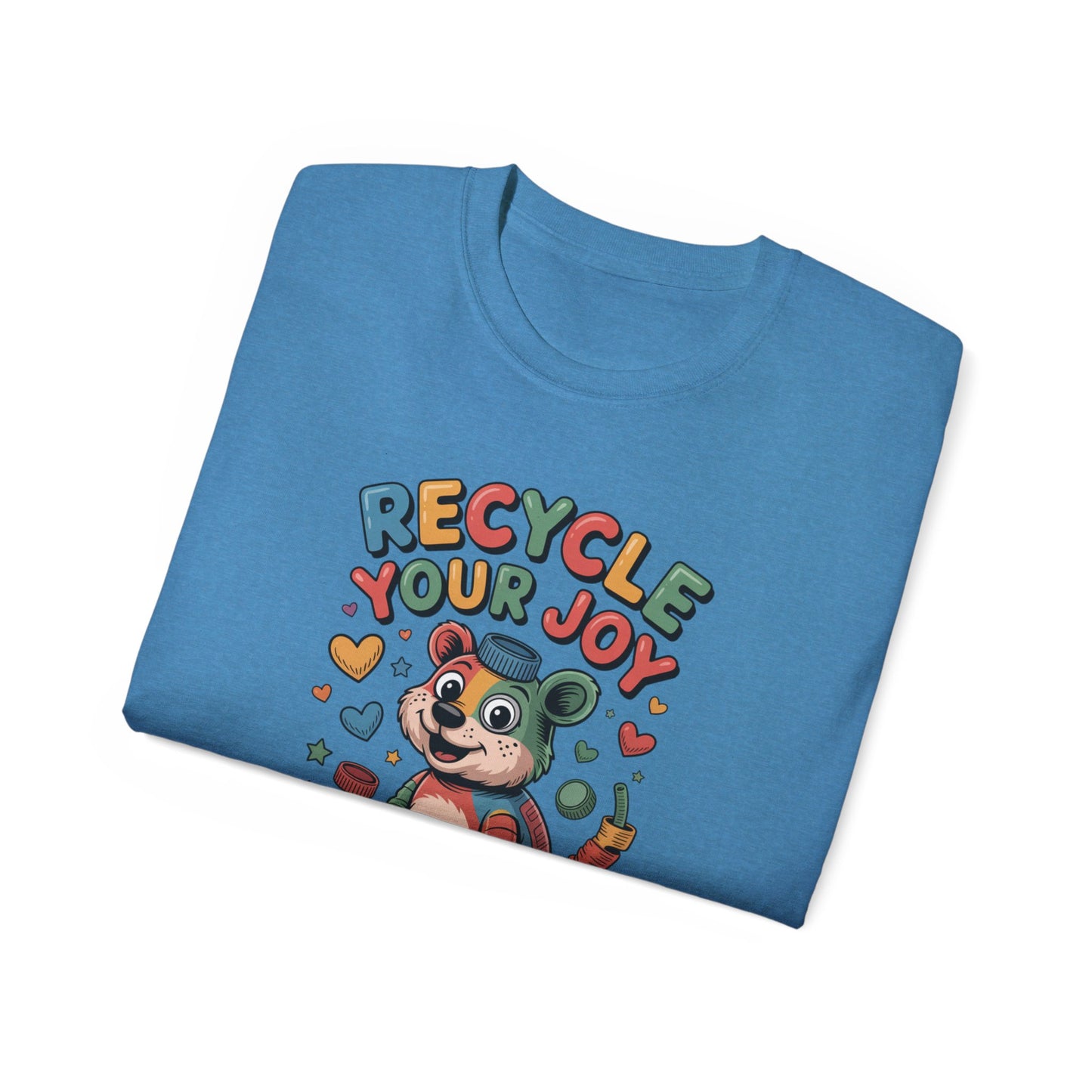 Recycle Your Joy Panda Tee — Cute Eco-Friendly Positive Message T-Shirt