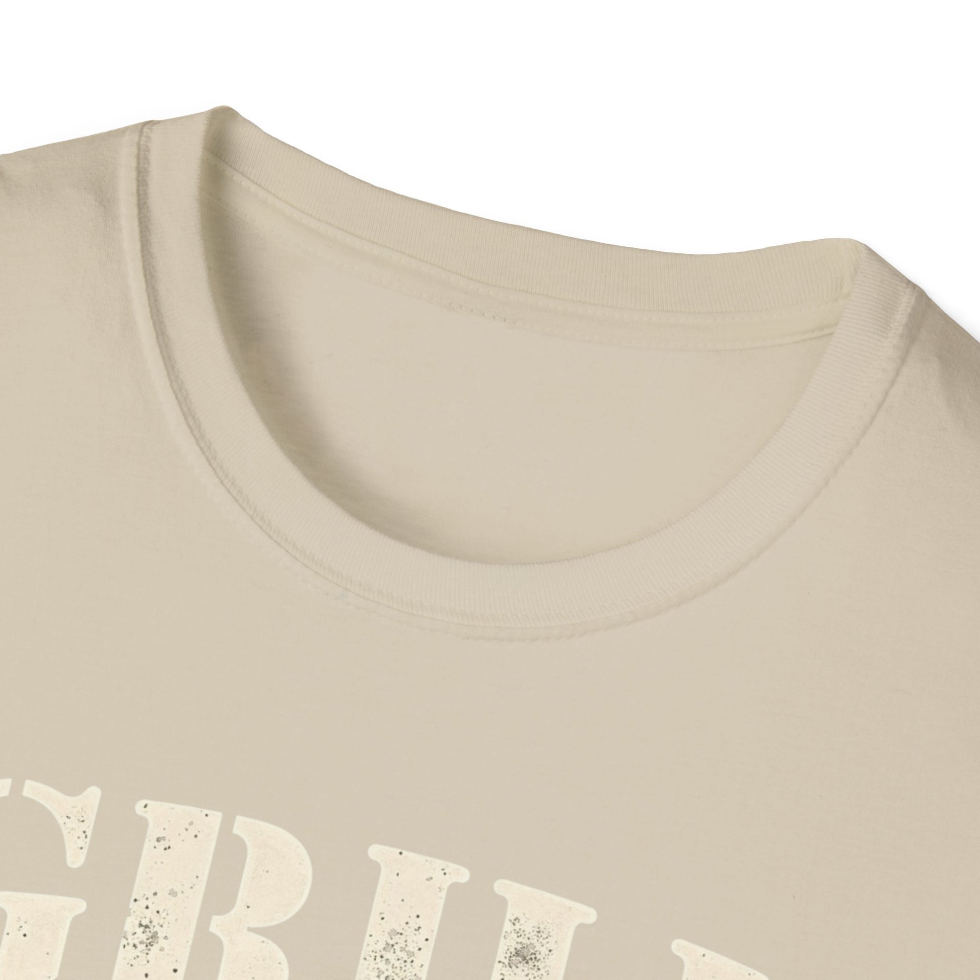 Grill Sergeant T-Shirt, Unisex Softstyle Tee, BBQ Gift, Father's Day Shirt, Grilling Apparel - Psychonaut Swag