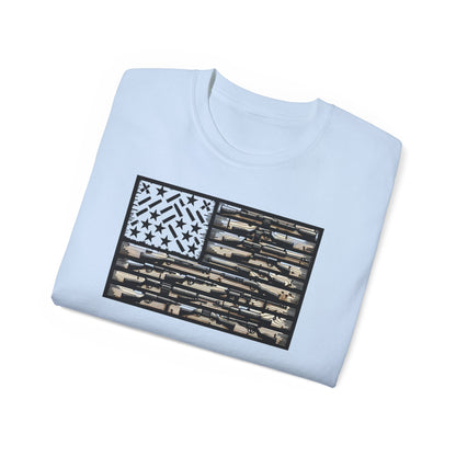 2nd Amendment Flag, Unisex Ultra Cotton Tee - Psychonaut Swag