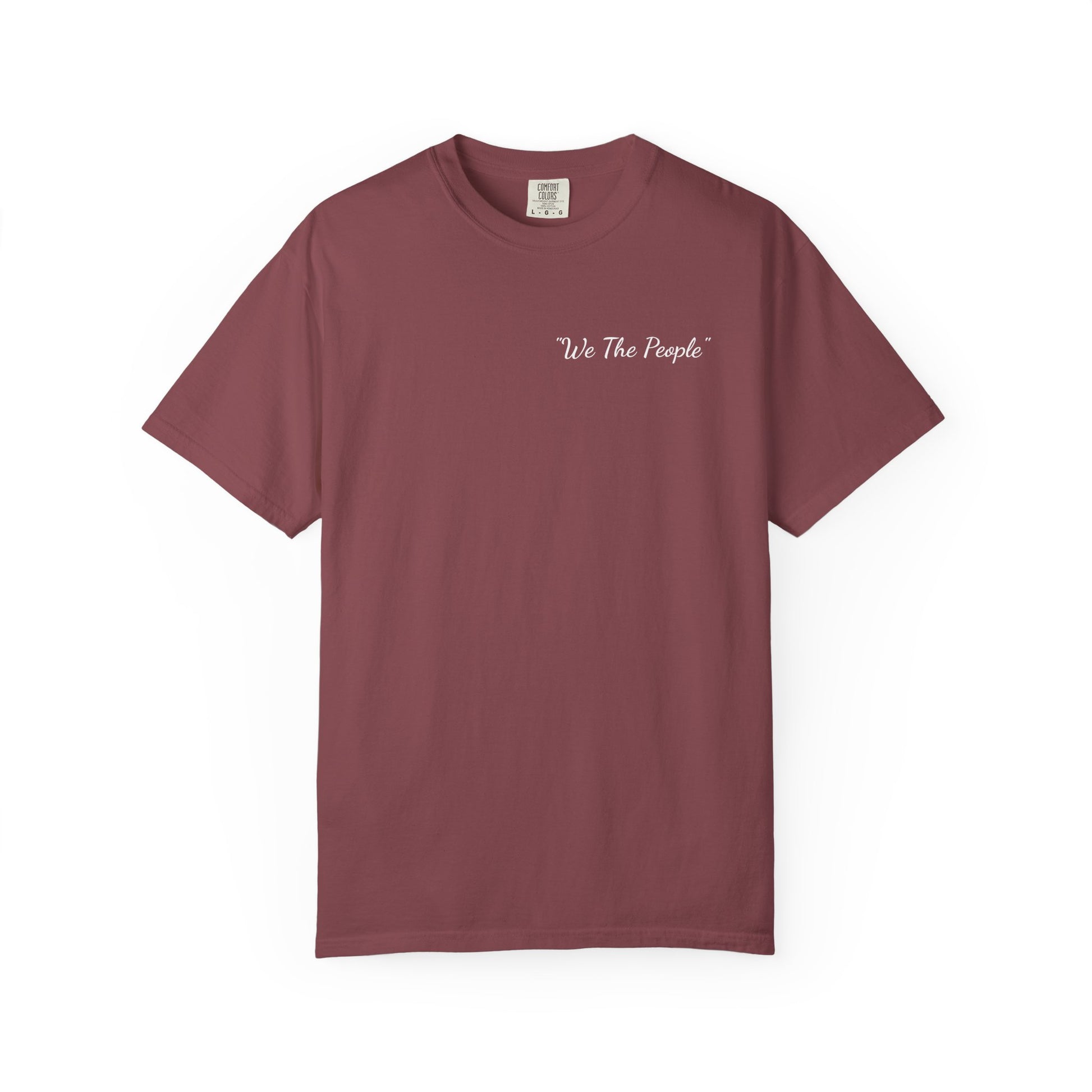 We the People/flag,  Unisex Garment-Dyed T-shirt - Psychonaut Swag