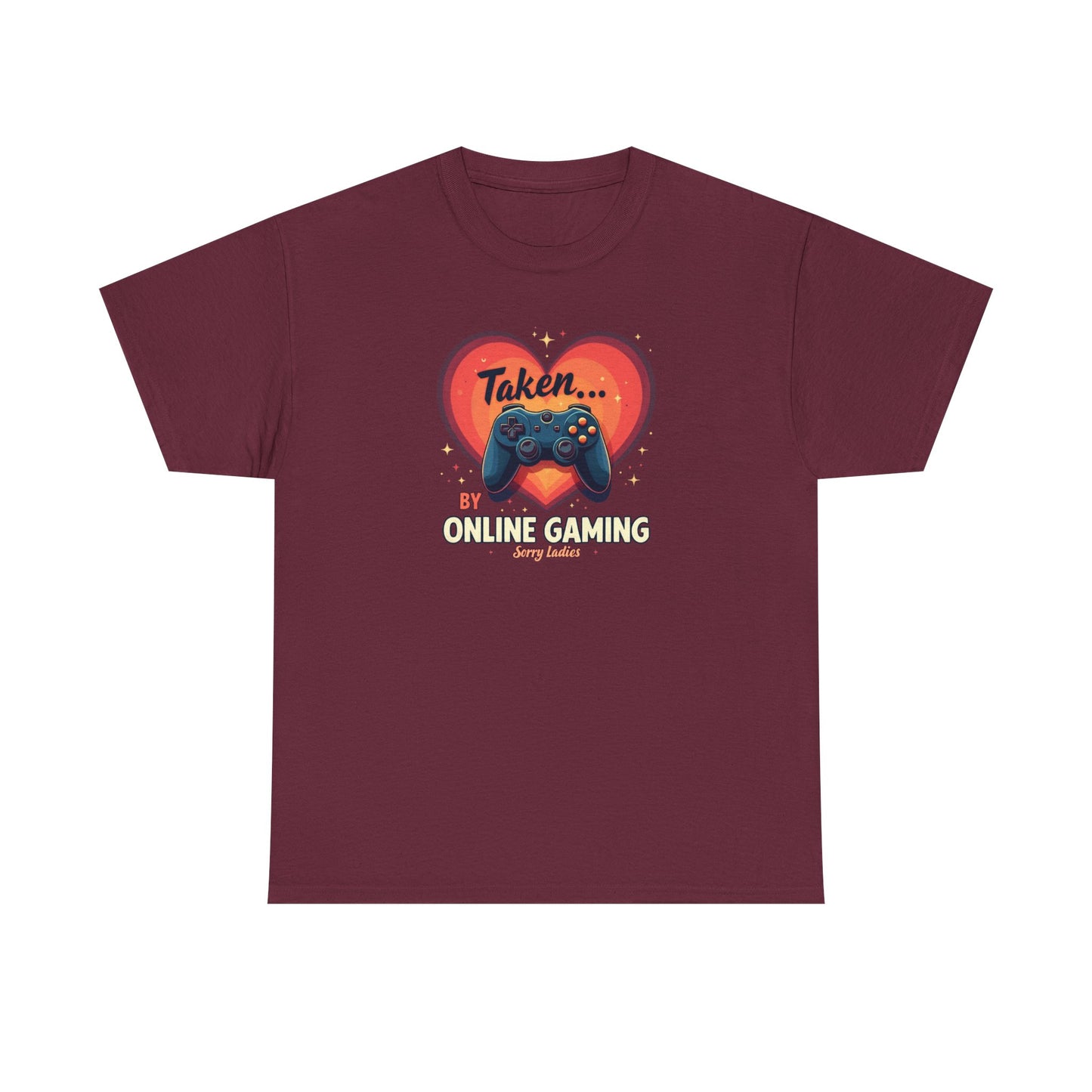 Taken by Online Gaming T-Shirt — Gamer Love Heart Controller Tee
