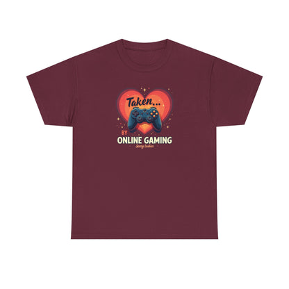 Taken by Online Gaming T-Shirt — Gamer Love Heart Controller Tee