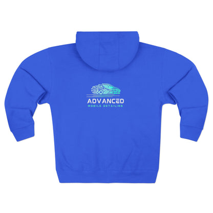 Advanced Mobile zip-up, Exploration Unisex Zip Hoodie, Cozy Zip Up, Casual Wear, Gift for Adventurers, Travel Enthusiasts