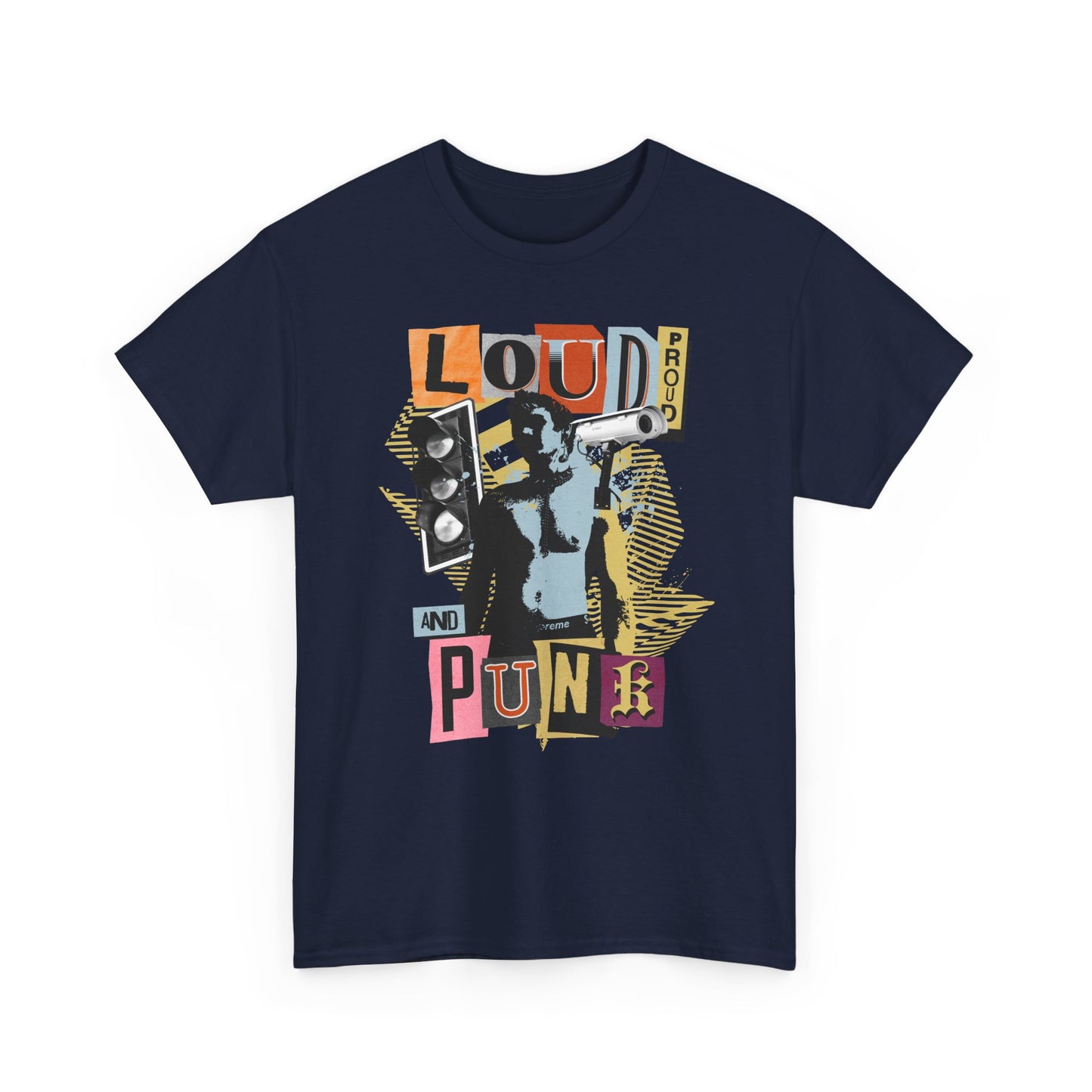 Punk Rock 'Loud' Graphic Tee — Vintage Concert Band Shirt