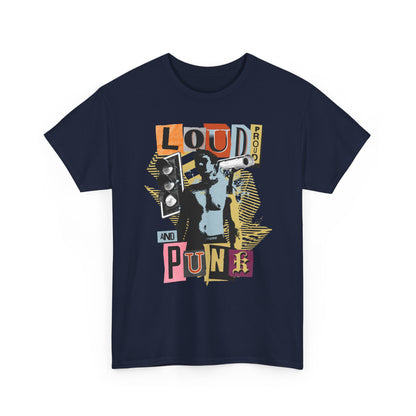 Punk Rock 'Loud' Graphic Tee — Vintage Concert Band Shirt