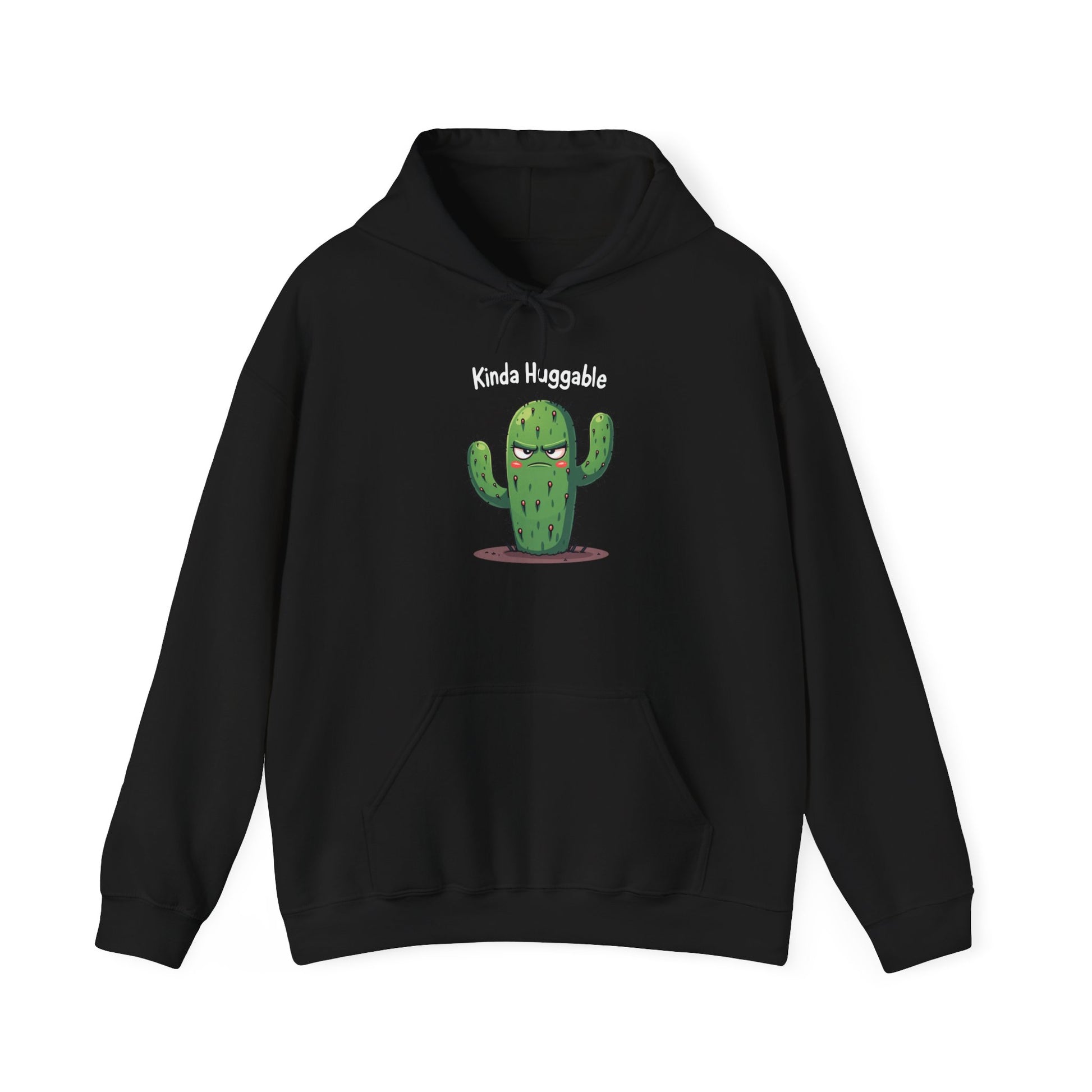 Kinda Huggable, Unisex Heavy Blend Sweatshirt, Comfy Gift, Funny Plant Lover Apparel, Perfect for Casual Outings, Spring Celebration - Psychonaut Swag
