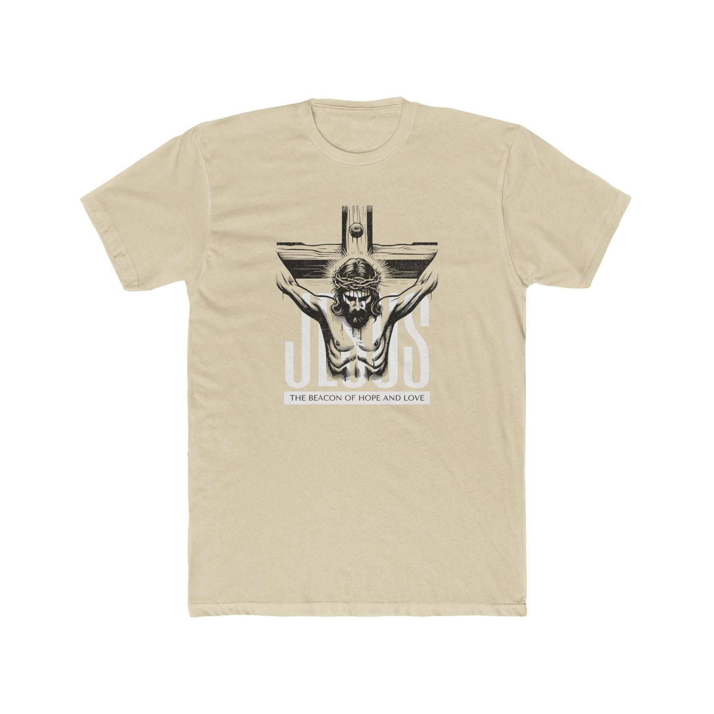 Jesus Crucifix Tee — "The Beacon of Hope and Love" Christian T‑Shirt