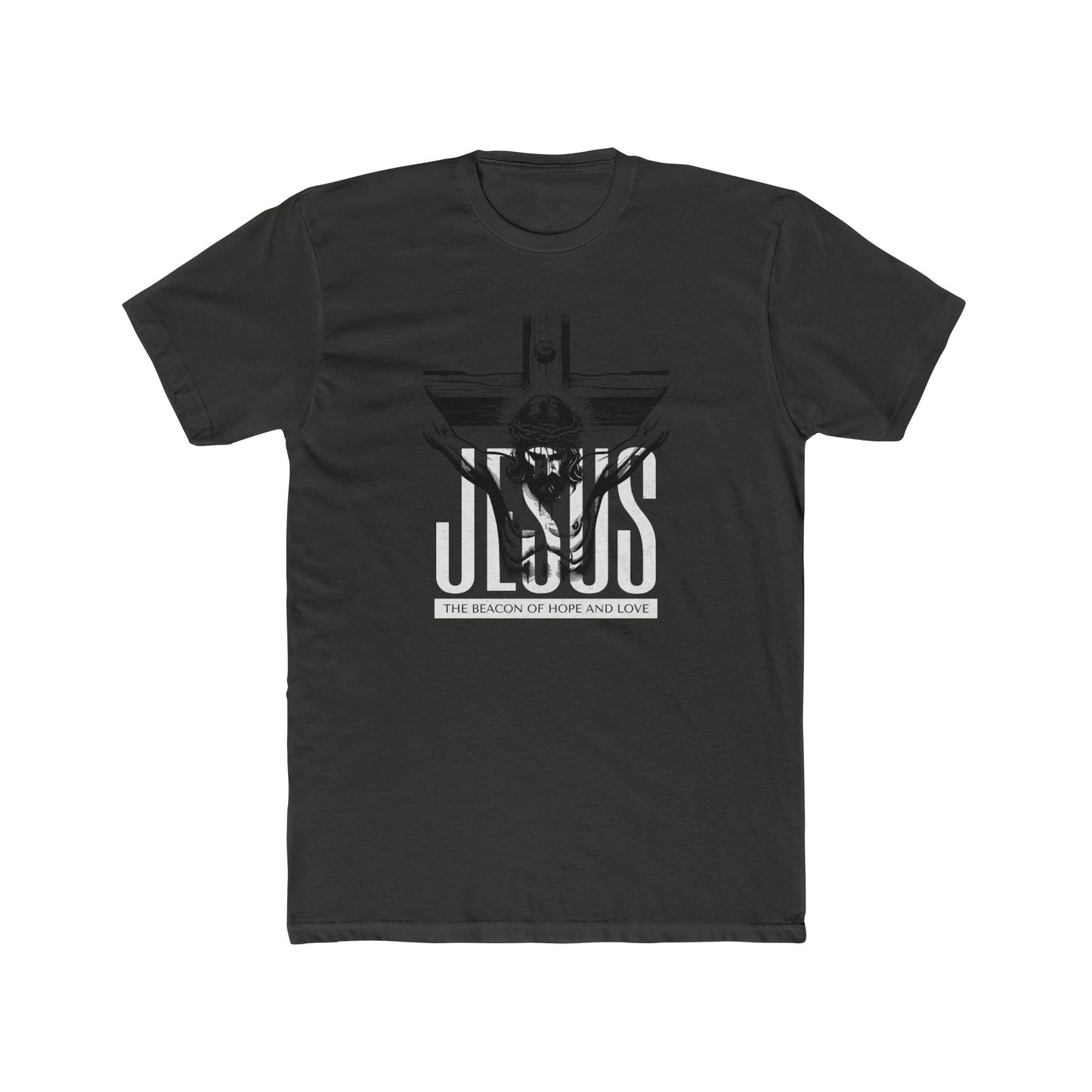 Jesus Crucifix Tee — "The Beacon of Hope and Love" Christian T‑Shirt