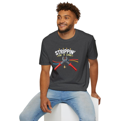 Stripping For A Living, Unisex Softstyle T-Shirt