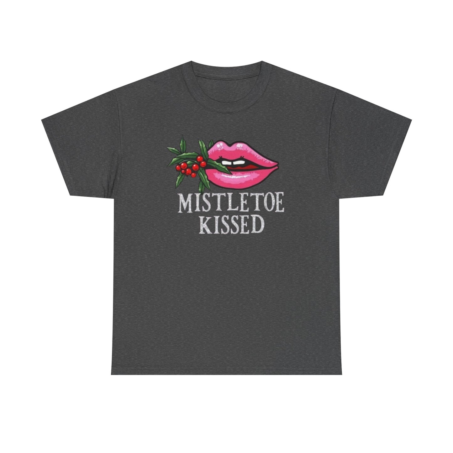 Mistletoe Kissed, Unisex Heavy Cotton Tee