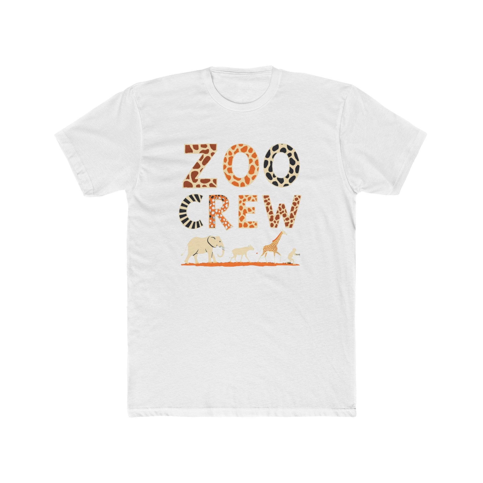 Zoo Crew Unisex Cotton Crew Tee, Animal Shirt, Wildlife Apparel, Zoo Membership Gift, Family Outing Tee, Fun Educational Outfits - Psychonaut Swag