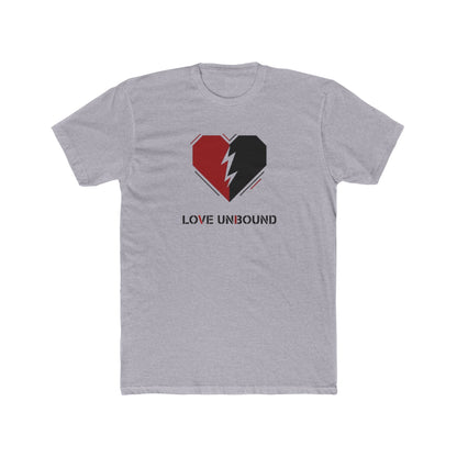 Love Unbound Heart Tee — Split Lightning Heart Graphic T‑Shirt