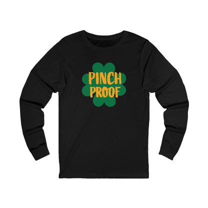 Pinch Proof Shamrock Long Sleeve Tee — St. Patrick’s Day Luck Shirt