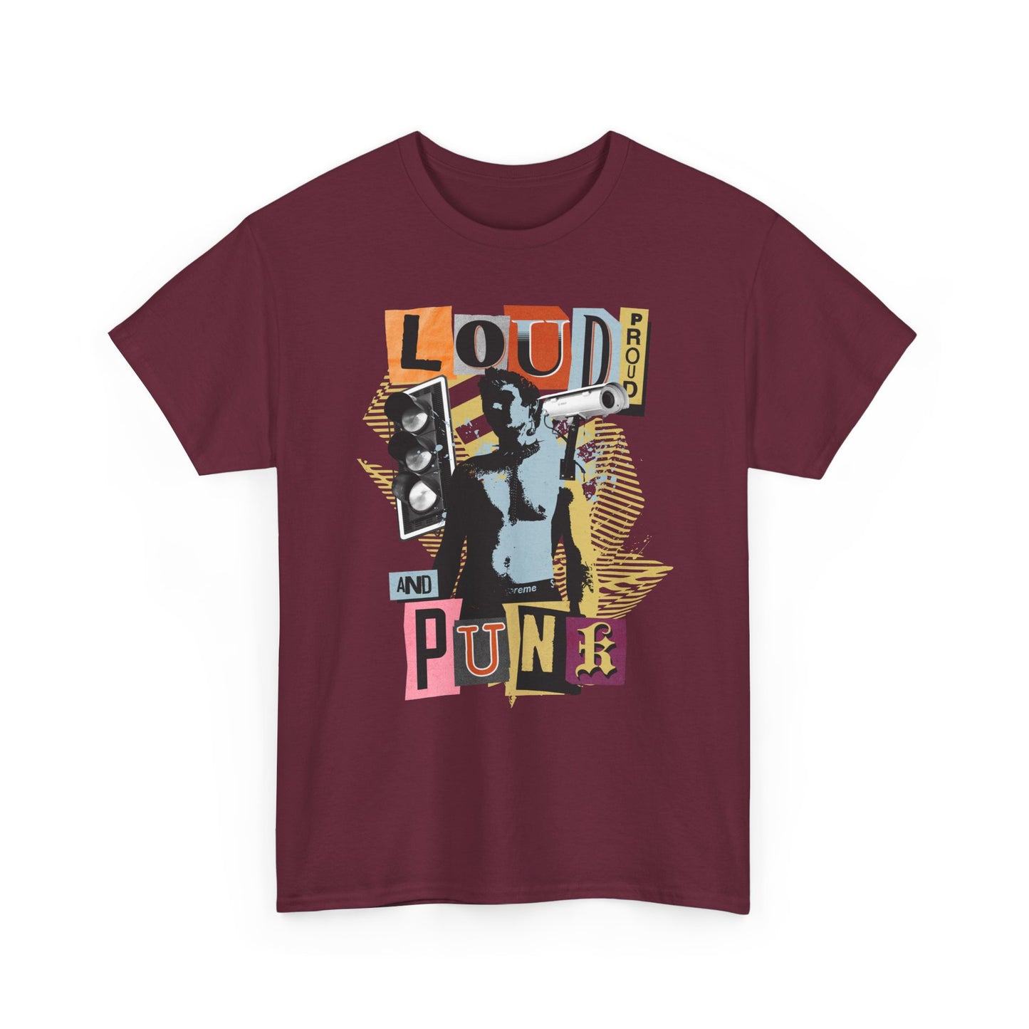 Punk Rock 'Loud' Graphic Tee — Vintage Concert Band Shirt
