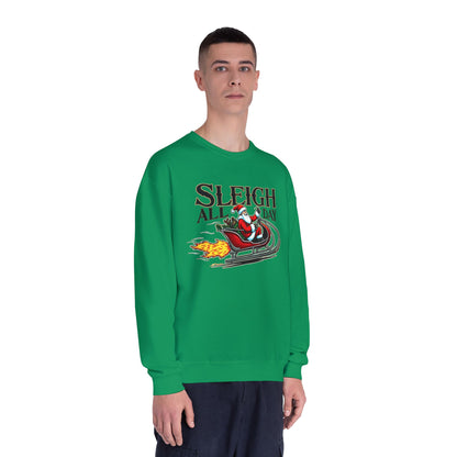 Sleigh All Day, Unisex NuBlend® Crewneck Sweatshirt