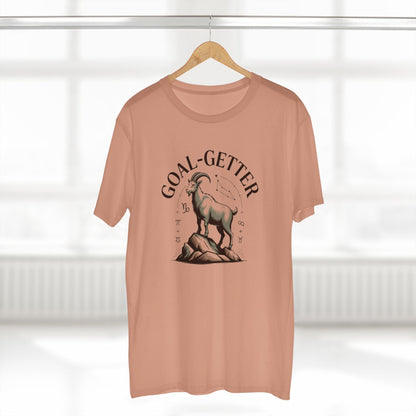 Goal-Getter Goat, Capricorn T-Shirt – Motivational Mountain Climber Tee