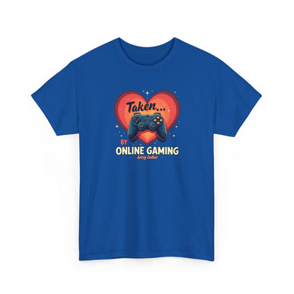 Taken by Online Gaming T-Shirt — Gamer Love Heart Controller Tee