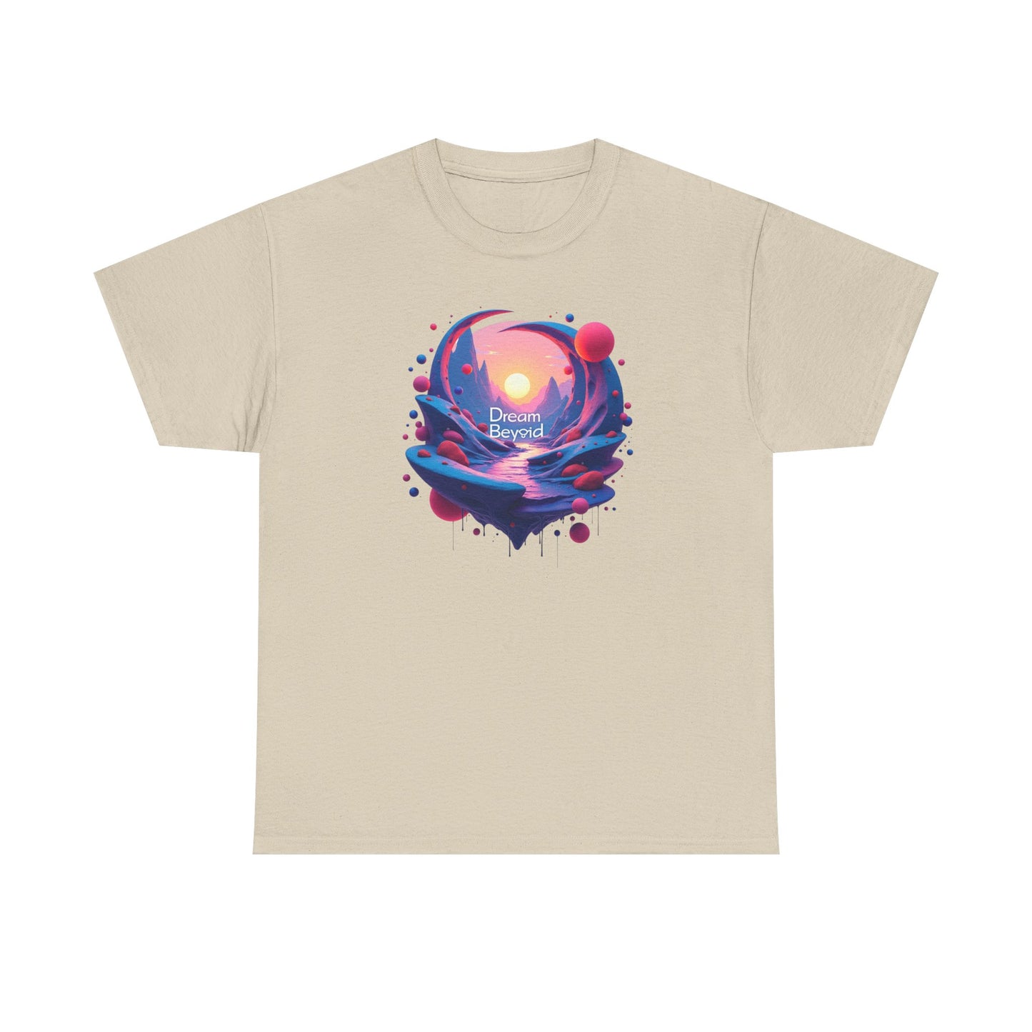 Dream Beyond T-Shirt — Surreal Sunset Landscape Graphic Tee