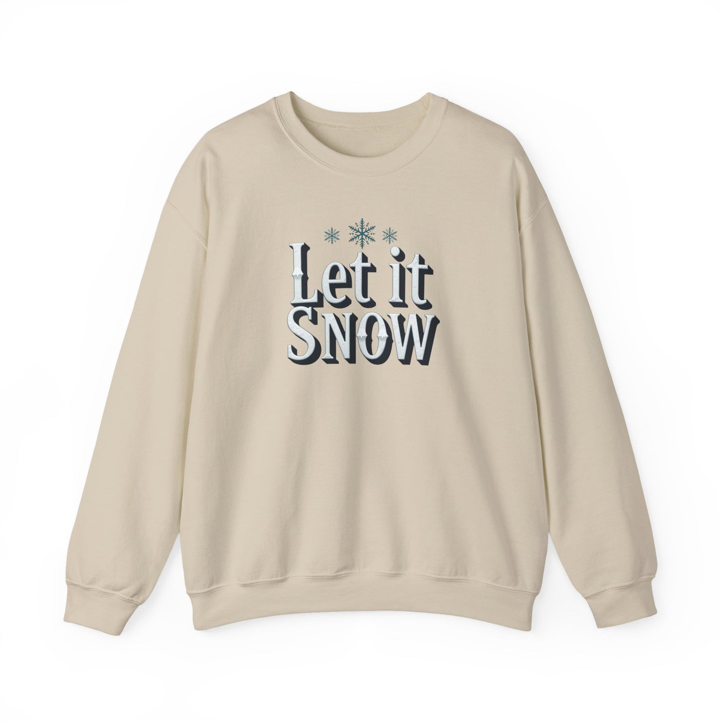 Let It Snow Sweatshirt — Cozy Holiday Crewneck