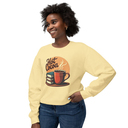 Hot Cocoa & Books Sweatshirt — Cozy Reading Crewneck