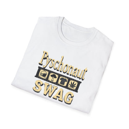 Psychonaut SWAG T-Shirt — Retro Gold Icon Graphic Tee