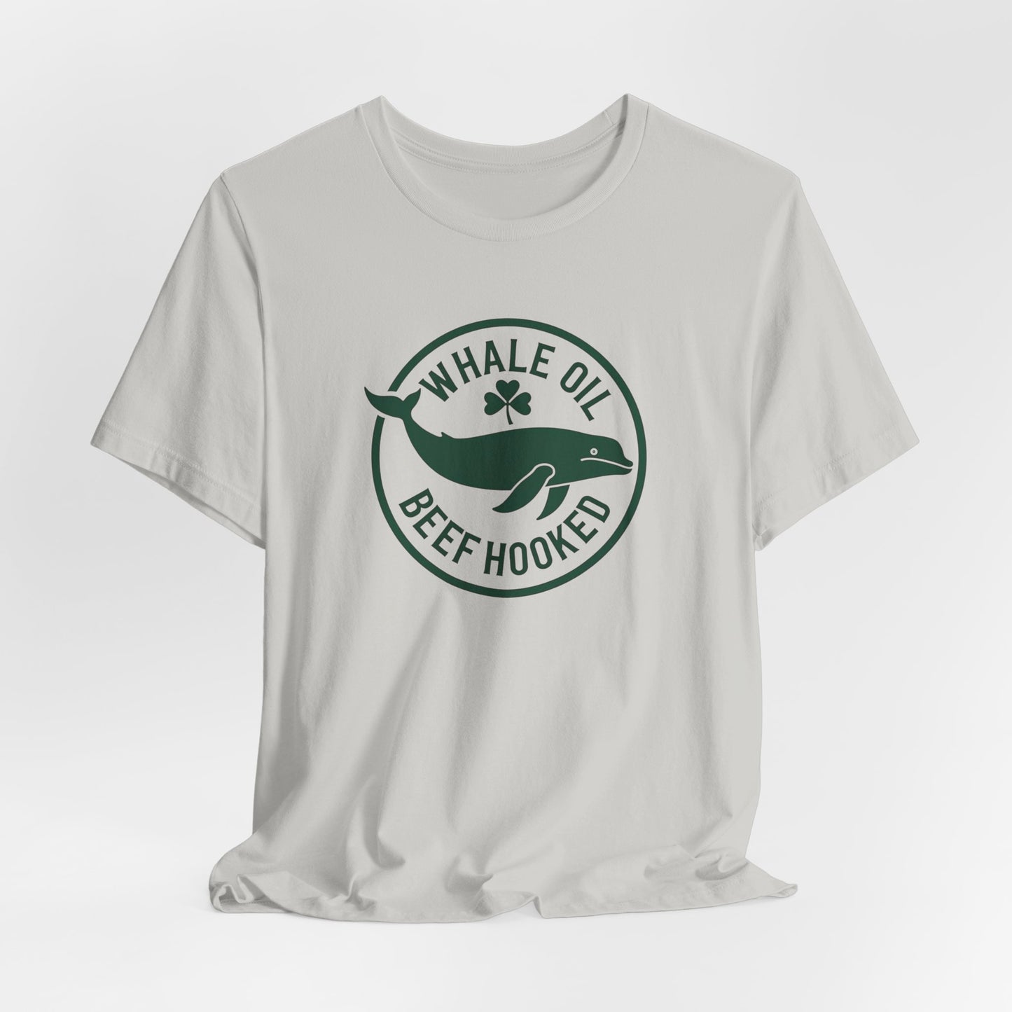 St. Patrick's Day 'Whale Oil Beef Hooked' T-Shirt — Funny Irish Drinking Tee