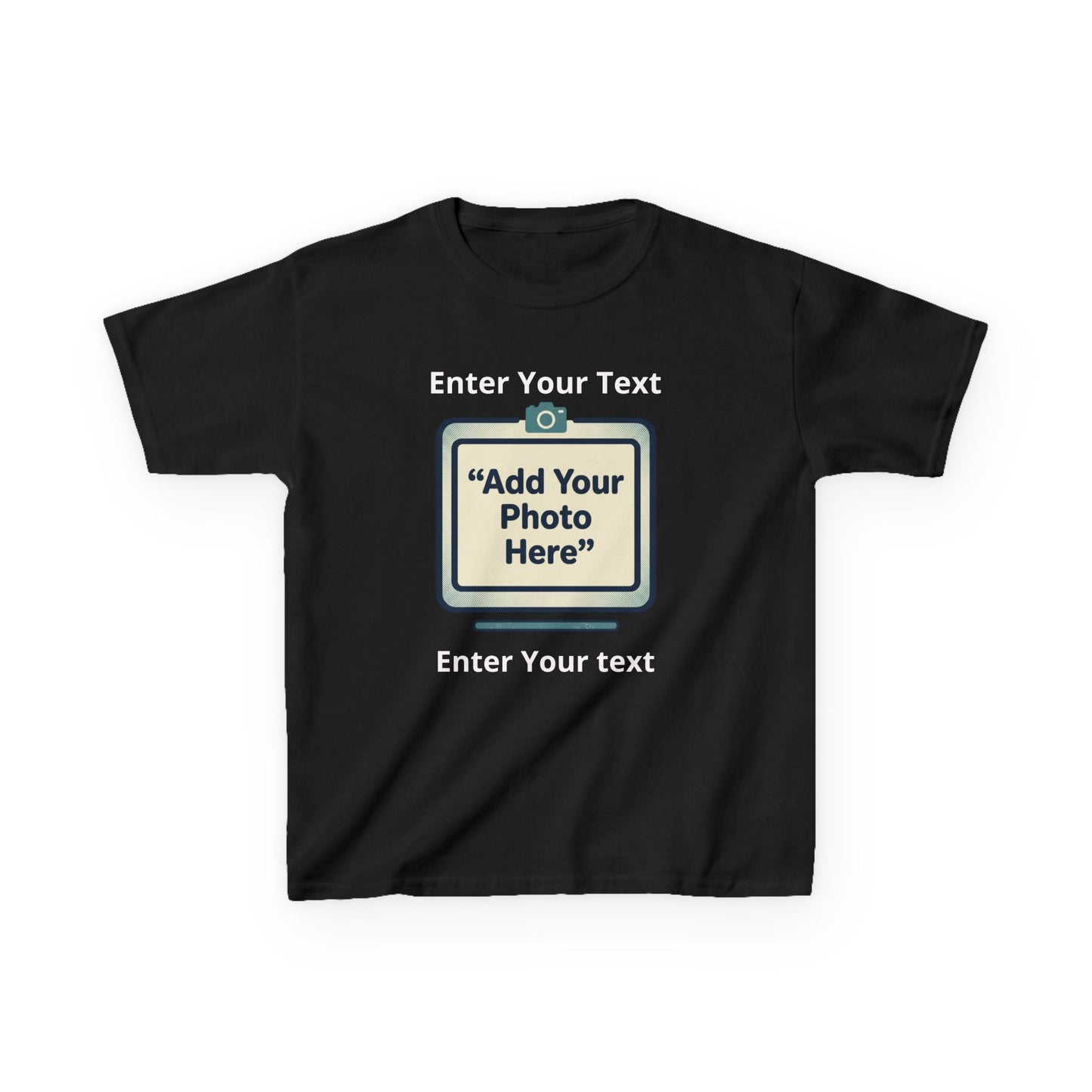 Custom Kids Tee — Personalized Image & Text for Birthdays, Trips, Events