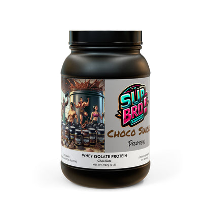Sup Bro, Choco Swole Protein, Whey Isolate Protein Supplement (907g, 2lb)