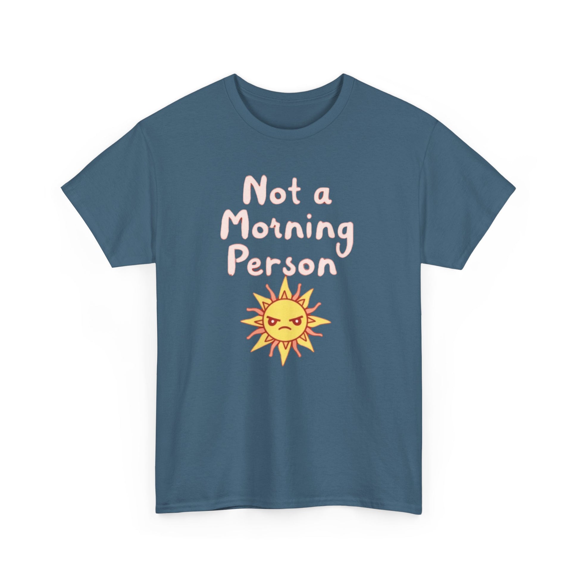 Not a Morning Person, Unisex Cotton T-Shirt, Fun Apparel for Kids and Adults, Perfect Gift for Birthdays and Celebrations - Psychonaut Swag