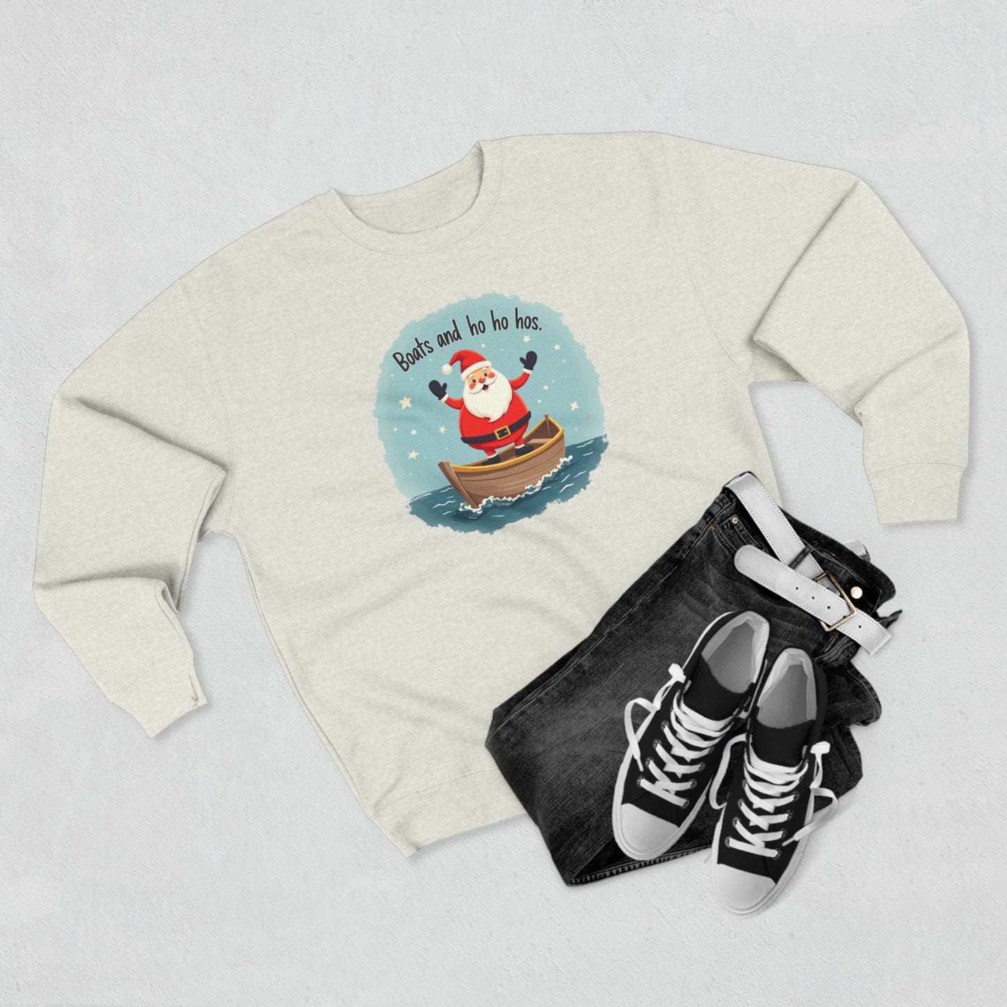 Boats and Ho Ho Hos, Unisex Crewneck Sweatshirt