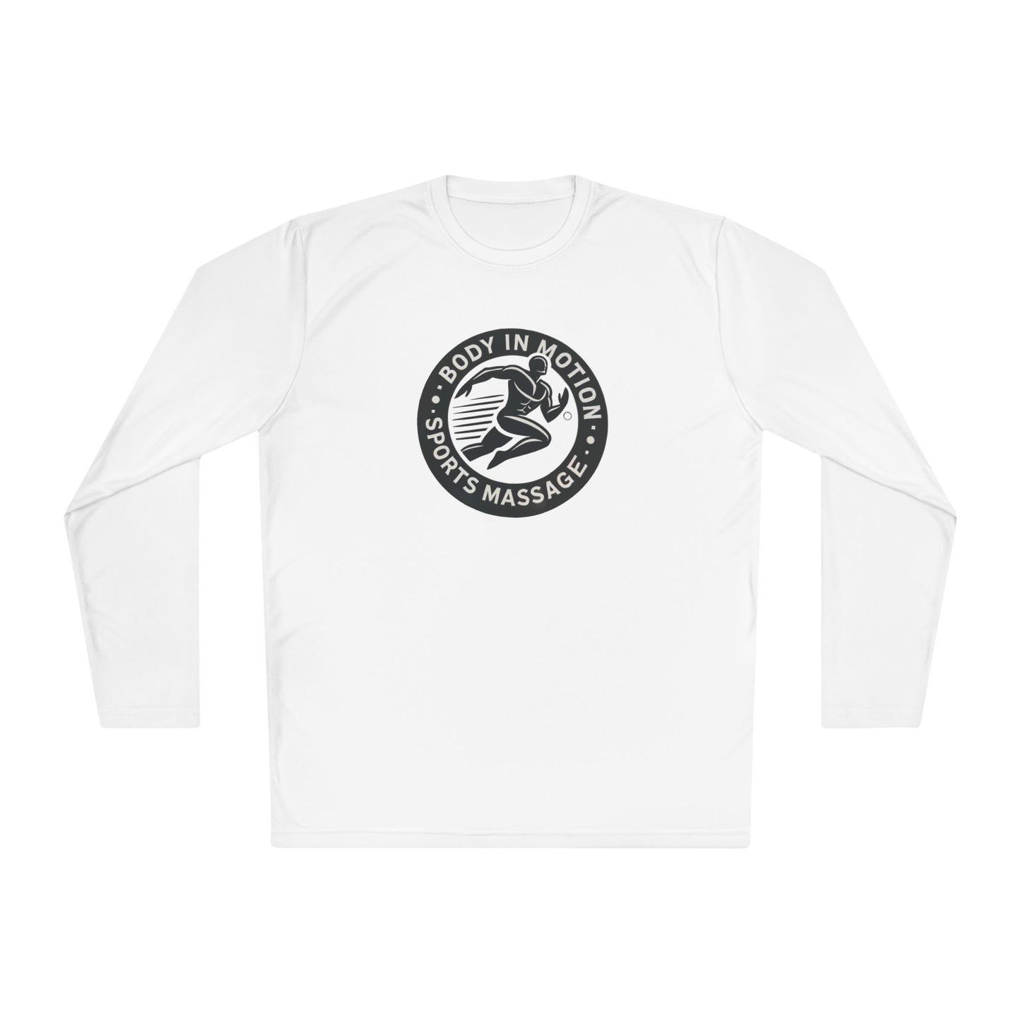 Sports Massage Long Sleeve Tee — "Body in Motion" Athletic Therapy Shirt