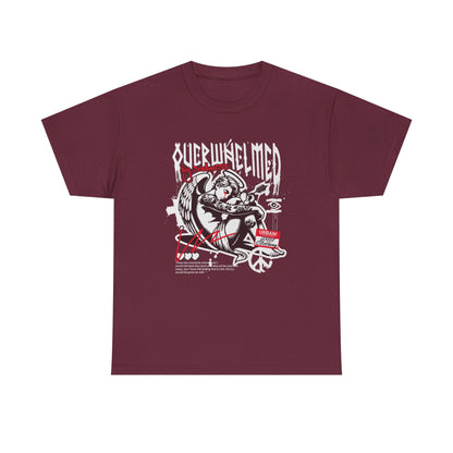 Overwhelmed, Unisex Heavy Cotton Tee