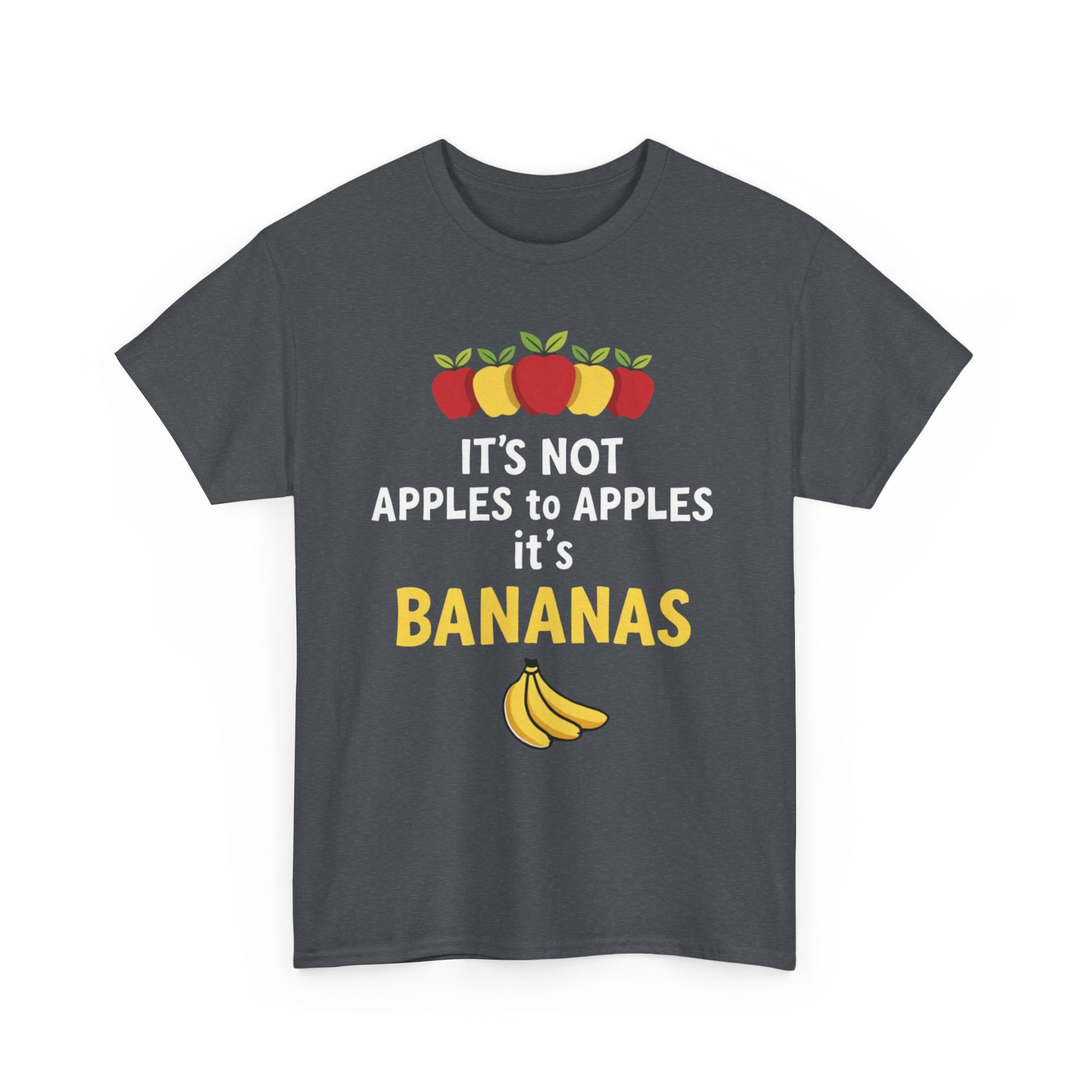 Funny Banana T-Shirt: It's Not Apples to Apples, Cute Graphic Tee for Food Lovers, Gift for Birthdays, Casual Wear, Humor Shirt - Psychonaut Swag