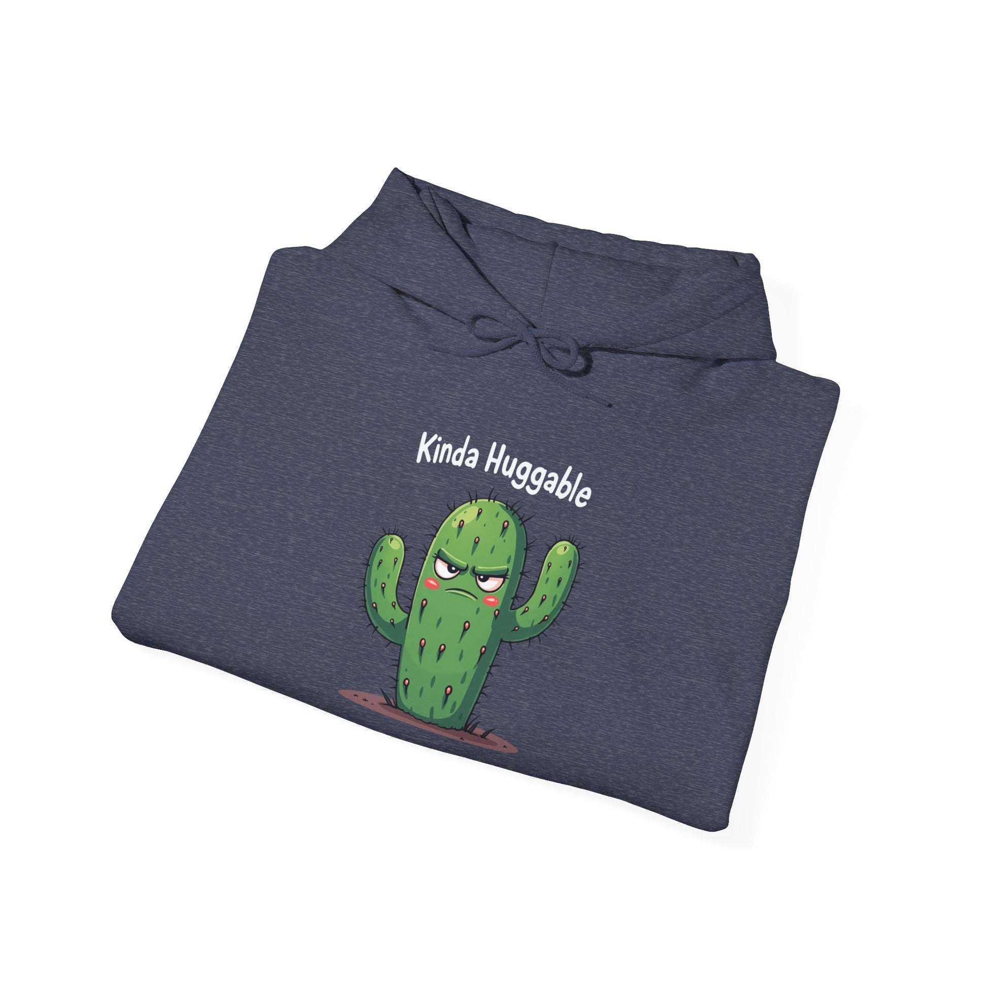 Kinda Huggable, Unisex Heavy Blend Sweatshirt, Comfy Gift, Funny Plant Lover Apparel, Perfect for Casual Outings, Spring Celebration - Psychonaut Swag
