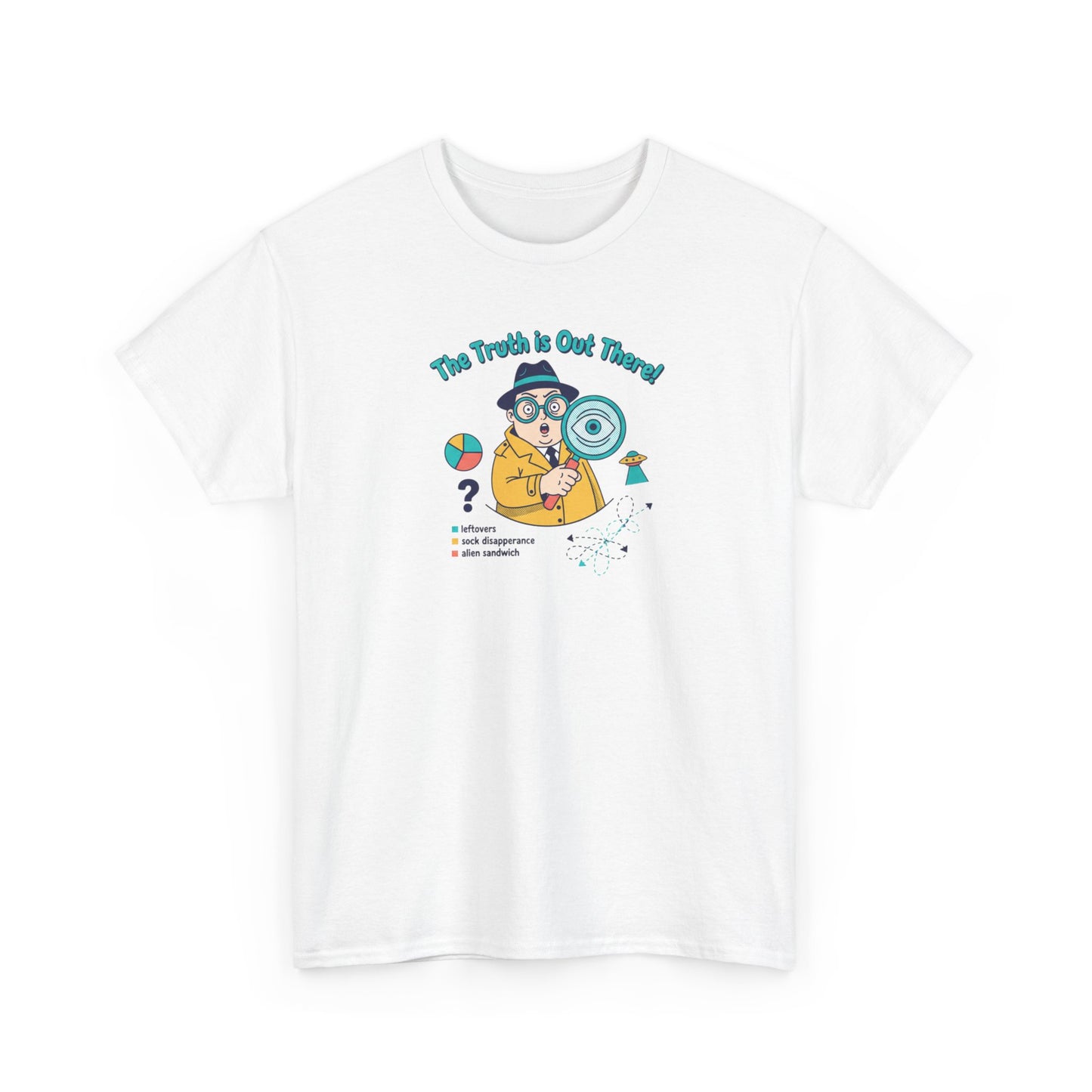 T-Shirt — "The Truth Is Out There" Detective Graphic Tee