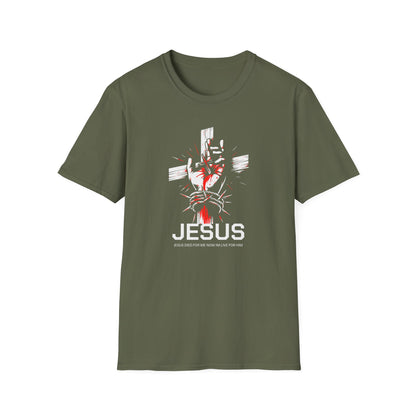 Jesus Cross T-Shirt — Blood and Crown Graphic Christian Tee