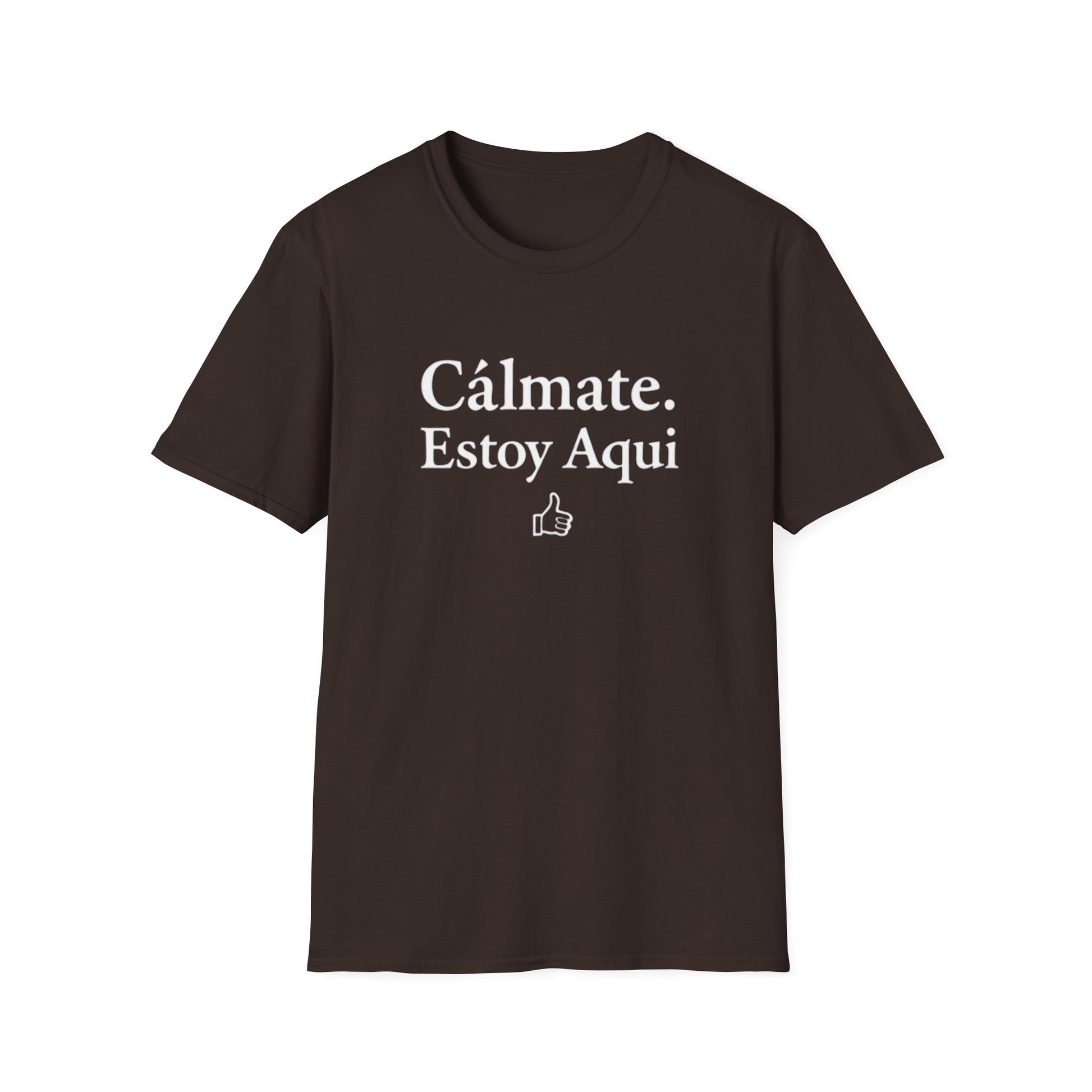 Calm down I’m here, Affirmation Unisex T-Shirt, Relax Shirt, Mindfulness Tee, Casual Wear, Gift for Yoga Lovers, Self-Care Reminder - Psychonaut Swag