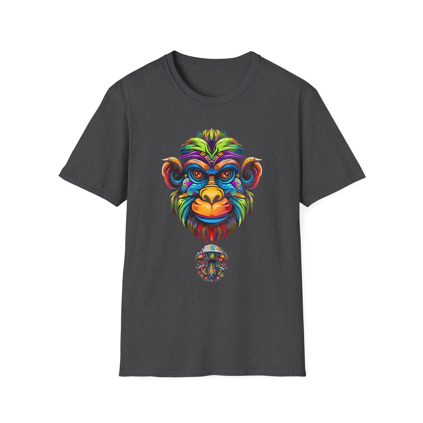 Stoned Ape, Psychedelic Unisex Softstyle T-Shirt