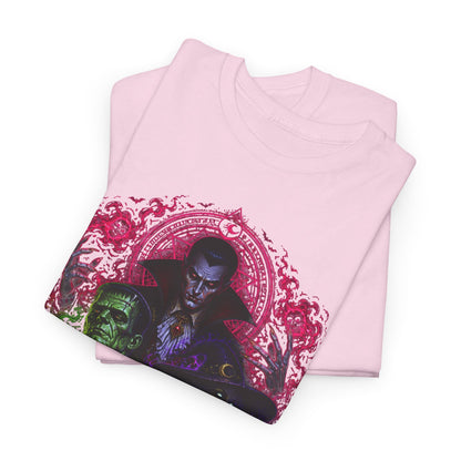 Mystic Vampire Trio T-Shirt — Gothic Rainbow Horror Art Tee