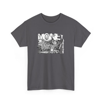Money Isn't Evil Tee — Inspirational Graphic T-Shirt