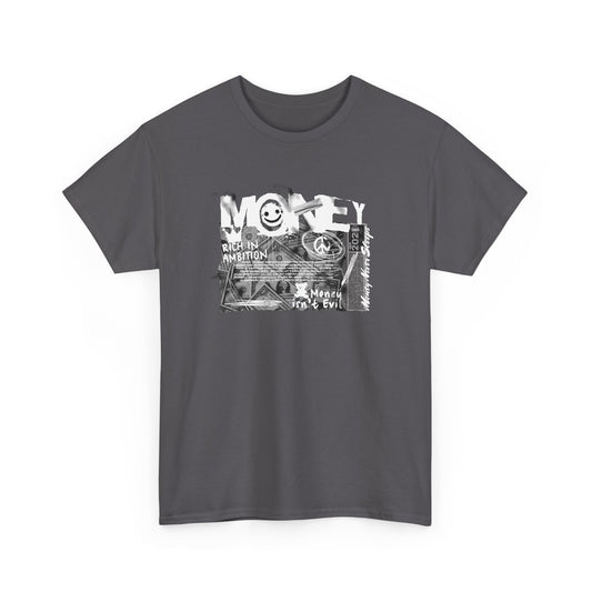 Money Isn't Evil Tee — Inspirational Graphic T-Shirt