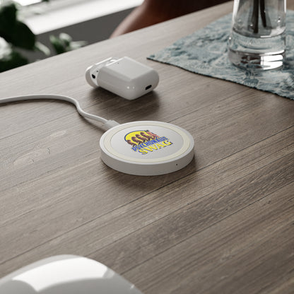 Psychonaut Swag small biz, Wireless Charging Pad, Fun Charging Station, Gamer Gift, Home Office Decor, Tech Accessory, Eco-Friendly Charging