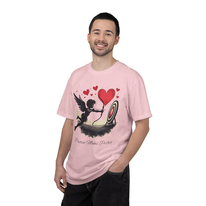 Cupid, Practice Makes Perfect, T-Shirt — Romantic Valentine Love Tee