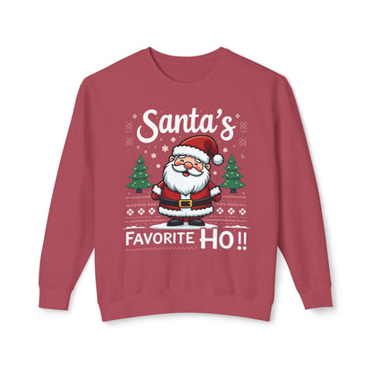 Santa’s Favorite Ho!! Sweatshirt — Funny Christmas Crewneck