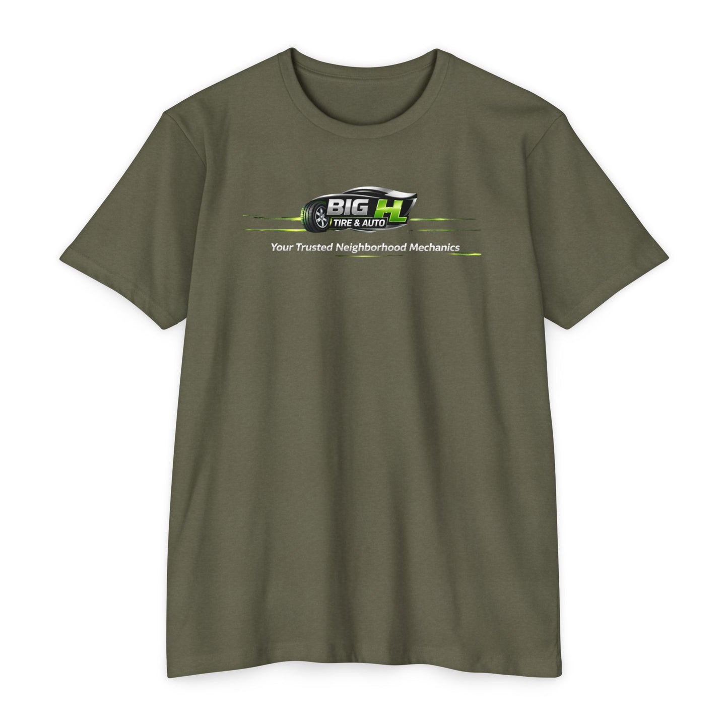 Mechanic Big H, Unisex CVC Jersey T-shirt