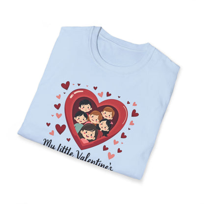 Mama Valentine T-Shirt — "My Little Valentines Call Me Mama" Cute Family Heart Design