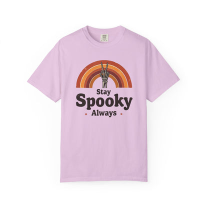 Stay Spooky Always T-Shirt — Retro Rainbow Halloween Tee