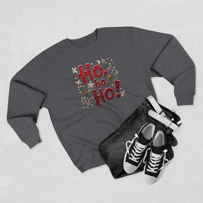 Ho Ho Ho! Christmas Crewneck Sweatshirt – Festive Holiday Sweater