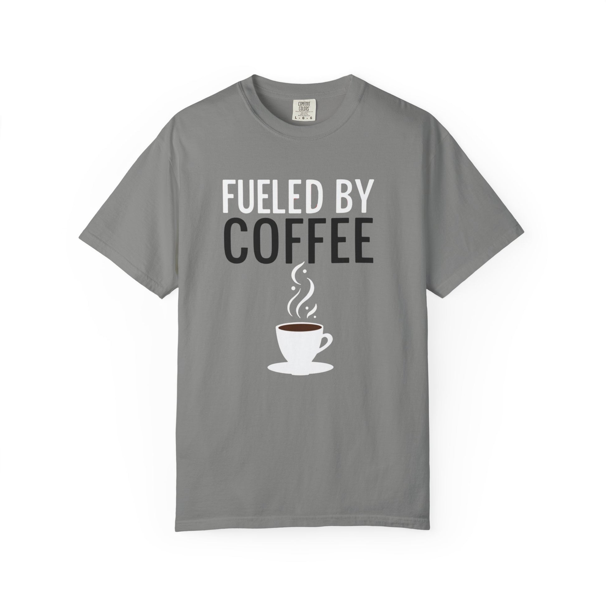 Fueled by Coffee Unisex Garment-Dyed T-Shirt - Psychonaut Swag